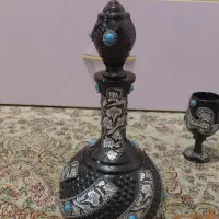 تنک همراه با ۵ ععد جام وقوری چایخوری