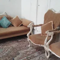 مبل راحتی ۵ نفره با میز وسط بزرگ
