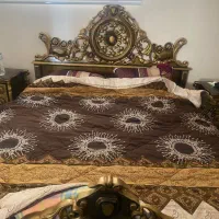 تختخواب سلطنتی چوب راش