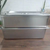 ظرف بن ماری استیل با درب