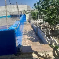 اجاره روزنه خونه باغ با استخر بزرگه رو باز
