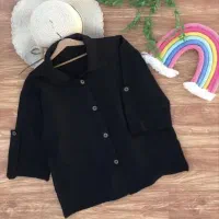 شومیز اسپرت مشکی ساده