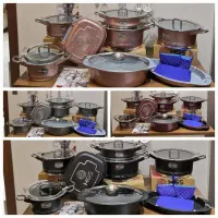 قابلمه چدن BSH مدل طرح ماهی گرانیتی طرح اقساط چکی