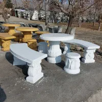 نشیمن بتی سیمانی صندلی طرح گلشن