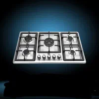 گاز صفحه ای رومیزی شیشه و استیل قسطی سیبن GSA105