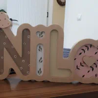 حروف دکوراتیو چوبی اسم Nila