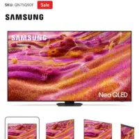 تلوزیون سامسونگ ۷۵ اینچ ۲۰۲۵