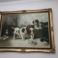 تابلو نقاشی قاب چوبی