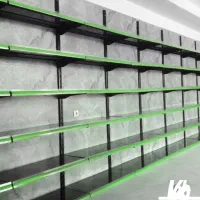 قفسه دیوار کوب عمق ۳۰ هایپری ترک اکونومی مشکی سبز