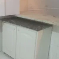 کابینت فلز با هود سینک و شیر اب