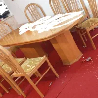 میز و صندلی چوبی