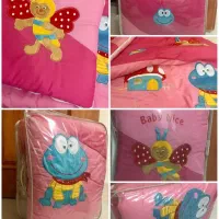 ست خواب نو لحاف تشک قنداق بالش+ تدی رایگان