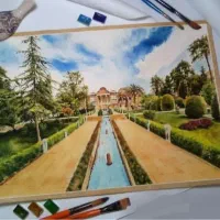 تابلو نقاشی آبرنگ ( هنر دست ، طرح اورجینال)