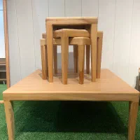میز و گلمیز چوب راش