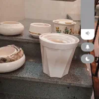 گلدان سرامیکی در طرحهای مختلف به قیمت تولید