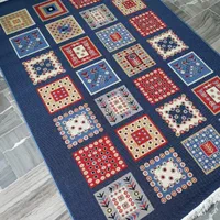 گلیم ستاره کویریزد   طرح خشتی   بهترین بافت