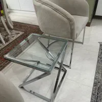 صندلی پایه کوتاه استیل