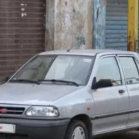 پراید نقره ای مدل۹۲دوگانه فابریک