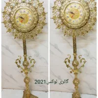 ساعت دیواری آلیاژی کنارسالنی ساعت ایستاده
