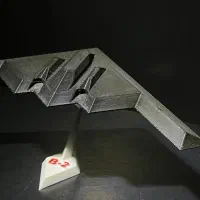 ماکت هواپیمای B-2 Spiritبمب‌افکن رادارگریزکلکسیونی