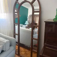 آینه قدی چوبی