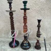 قلیون چوب سرخ و گردو