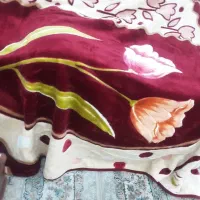 ۲ عدد پتو گلبافت و نرمینه برجسته اصل شرکتی نو نو