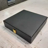 جعبه چرمی سرویس طلا