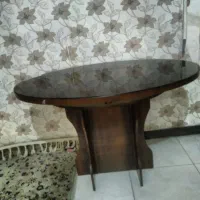 میز ناهار خوری ۴نفره با طرح منبت