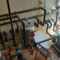 تاسیسات لوله کشی موتورخانه ساختمان