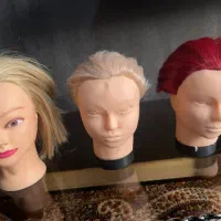 سر مانکن برای تمرین رنگ مو و شینیون