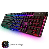 دو دست موس و کیبورد حرفه ای تایپ و گیمینگ RGB