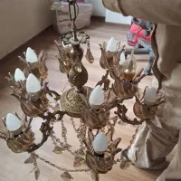 لوستر برنزی ۱۲ شعله.۳ عدد