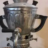 سماور میبرم کهنه شکسته فرسوده تنوره سوخته