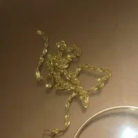 زنجیر طلا حدودا ۲ گرم