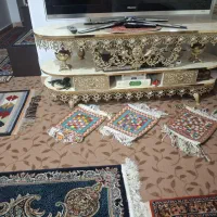 میزتلویزیون برنزوآئینه بوفه برنز