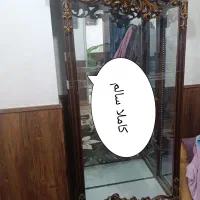 ویترین چوب کامل سلم طبقات سالم چهر طبقه