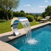 کرتین آب استخری پرده آب ابنما- مبل ویلایی عمارت