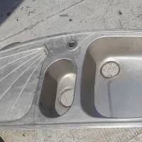 سینگ ۱ و نیم لگنه راست همراه با سینی چپ