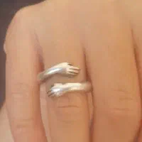 انگشتر نقره آغوش