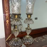 شمعدان پایه برنز