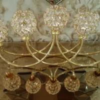 شمعدان طلایی پنج شاخه