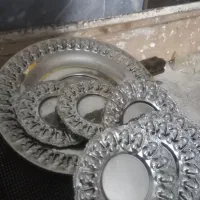 سینی و بشقاب برنج سفید