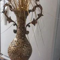گلدان بزرگ برنز اصل وسنگین