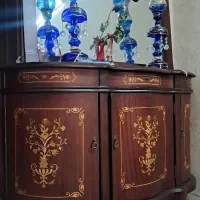 آینه کنسول و شمعدان