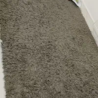 فرش ۶متری و پادری جنس شگی طوسی