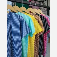 تیشرت نخ پنبه درجه یک راه راه