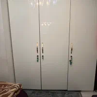 کمد هایگلاس ترک سفید رنگ