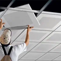 اجرای سقف کاذب(کناف،تایل،پی وی سی)