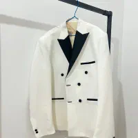 کت دامادی سفید تاکسیدو